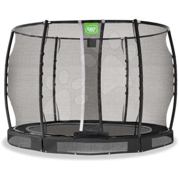 Trambulin védőhálóval Allure Premium ground Exit Toys talajmenti 305 cm átmérővel fekete kép