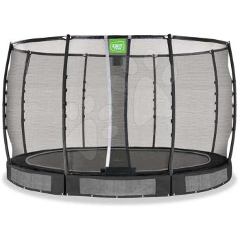 Trambulin védőhálóval Allure Premium ground Exit Toys talajmenti 366 cm átmérővel fekete kép