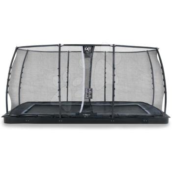 Trambulin védőhálóval Dynamic Groundlevel Black Exit Toys süllyesztett 275*458 cm fekete kép