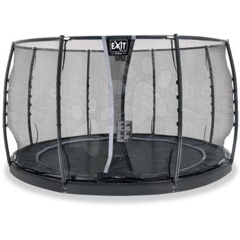 Trambulin védőhálóval Dynamic Groundlevel Black Exit Toys süllyesztett kör alakú átmérője 366 cm fekete kép