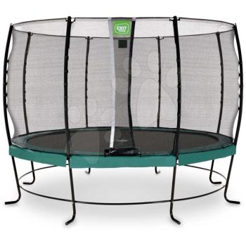 Trambulin védőhálóval Lotus Classic Exit Toys átmérője 366 cm zöld kép