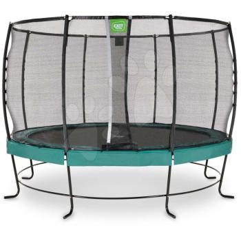 Trambulin védőhálóval Lotus Premium Exit Toys átmérője 366 cm zöld kép