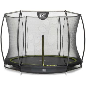Trambulin védőhálóval Silhouette Ground Exit Toys talajmenti 244 cm átmérővel fekete kép