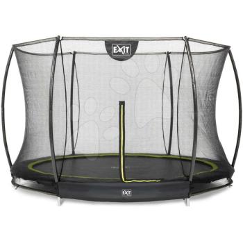 Trambulin védőhálóval Silhouette Ground Exit Toys talajmenti 305 cm átmérővel fekete kép