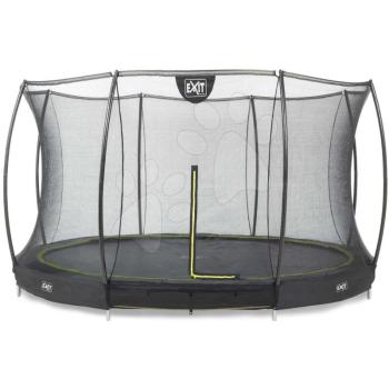 Trambulin védőhálóval Silhouette Ground Exit Toys talajmenti 366 cm átmérővel fekete kép