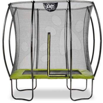 Trambulin védőhálóval Silhouette trampoline Exit Toys 153*214 cm zöld kép