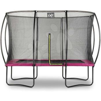 Trambulin védőhálóval Silhouette trampoline Exit Toys 214*305 cm rózsaszín kép