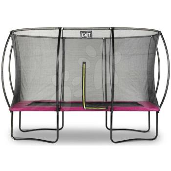 Trambulin védőhálóval Silhouette trampoline Exit Toys 244*366 cm rózsaszin kép