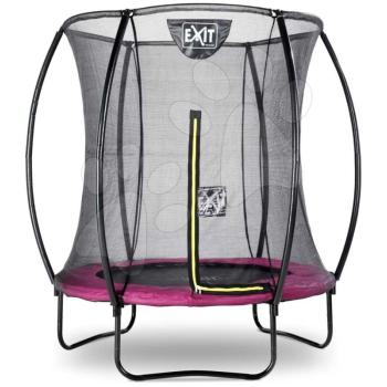 Trambulin védőhálóval Silhouette trampoline Exit Toys kerek 183 cm átmérővel rózsaszín kép