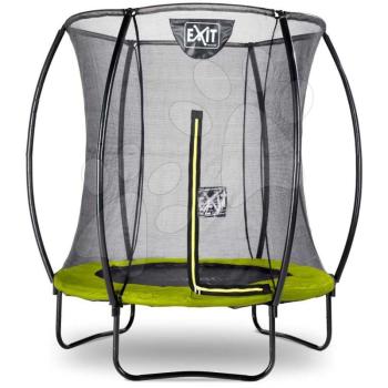 Trambulin védőhálóval Silhouette trampoline Exit Toys kerek 183 cm átmérővel zöld kép