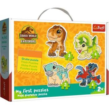 Trefl Az első puzzle-m 4 az 1-ben Jurassic World: Aranyos dinoszauruszok kép