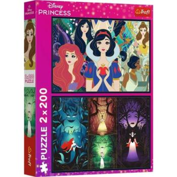 Trefl Disney puzzle 2 x 200 darab Ovaros hercegnők kép