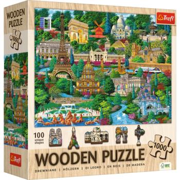 Trefl Fa puzzle 1000 - Franciaország - Híres helyek kép