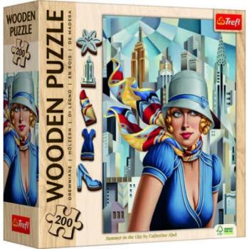 Trefl Fa puzzle 200 - Nyár a városban kép
