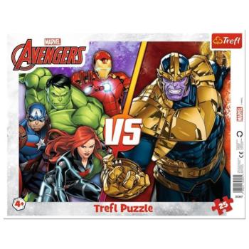 Trefl Jigsaw Puzzle 25 – A Bosszúállók legyőzhetetlen csapata / Disney Marvel The Avengers kép