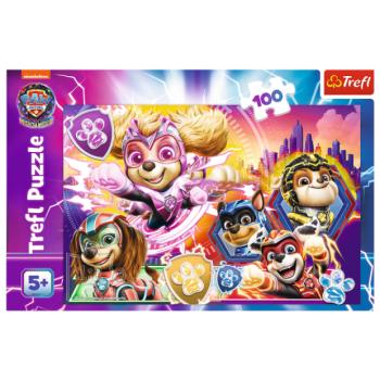 Trefl Puzzle 100 db - Ismerkedj meg a hatalmas kölykökkel /MANCS ŐRŐR: A MIGHTY MOVIE kép