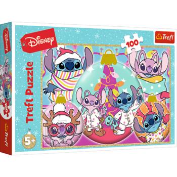 Trefl Puzzle 100 Stitch kép