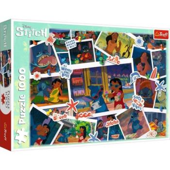 Trefl Puzzle 1000 Lilo és Stitch nyaraláson kép