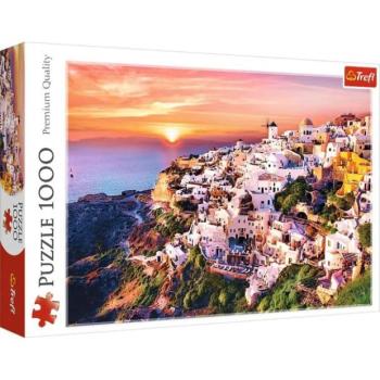 Trefl Puzzle 1000 - Naplemente Santorini felett