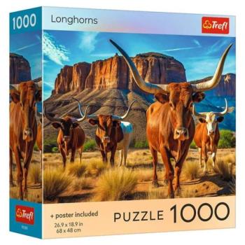 Trefl Puzzle 1000 USA Kollekció: Longhorns