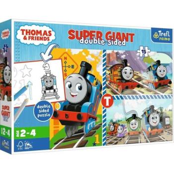 Trefl Puzzle 15 GIANT - Tom játékai / Thomas és barátai