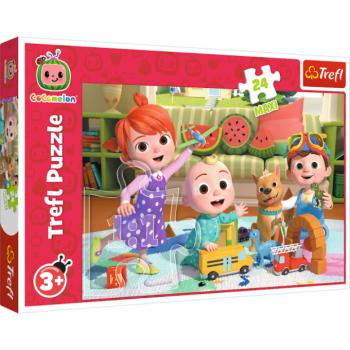 Trefl Puzzle 24 Maxi - Cocomelon, kalandra készen / Cocomelon kép