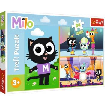 Trefl Puzzle 24 maxi Milo, A kis Milo kalandjai kép