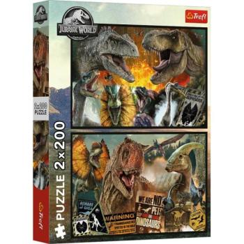 Trefl Puzzle 2x200 Jurassic World kép