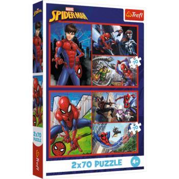 Trefl Puzzle 2x70 Pókember / Pók történetek kép