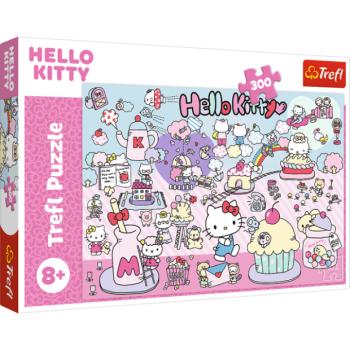 Trefl Puzzle 300 Fedezd fel a világot Hello Kitty kép