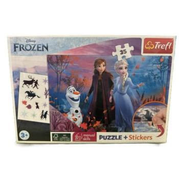 Trefl Puzzle 35 + matricák - Jégvarázs kép