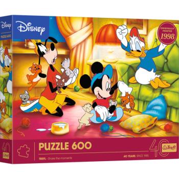Trefl Puzzle 600 Évforduló - Mickey Mouse és barátai kép