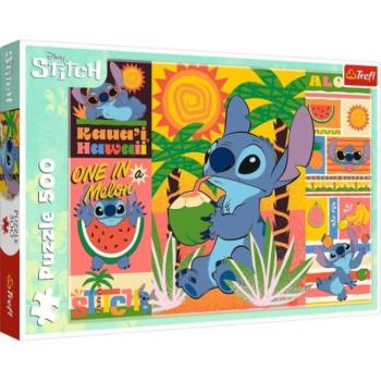 Trefl Puzzle Nyaralás Stitch-csel Lilo és Stitch kép