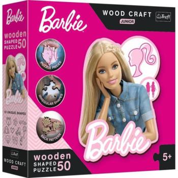 Trefl Wooden puzzle Junior 50 db - Gyönyörű Barbie kép