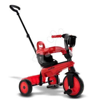 Tricikli kulacstartó kosárral Breeze S Red 3in1 smarTrike lengéscsillapítóval és szabadonfutó kerékkel piros 10 hó-tól kép