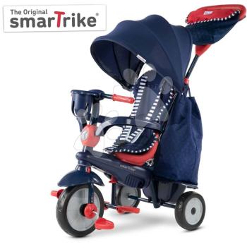 Tricikli Swirl DLX 4in1 Blue&Red SmarTrike TouchSteering lengéscsillapítóval és szabadonfutó + Uv védelem kék-piros 10 hó-tól kép