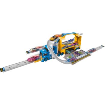 TRUCK tehát 4 autóval és közlekedési táblákkal kép