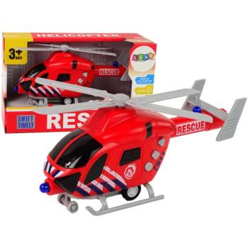Tűzoltóhelikopter súrlódásos meghajtású piros kép