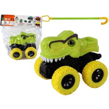 Tyrannosaurus Rex elektromos terepjáró, zöld gumi kerekekkel kép