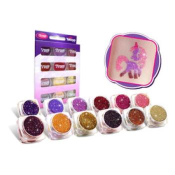 Csillámpor szett 12 x 2, 5 ml meleg színek (warm colours) kép