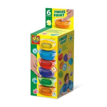 Ujjfestékek - kis csészék 6 x 45 ml