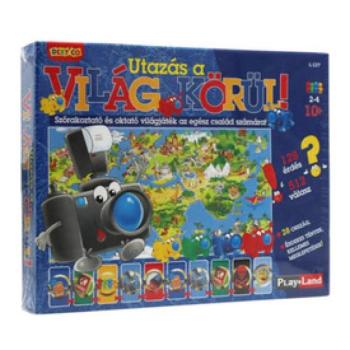 Utazás a világ körül társasjáték kép