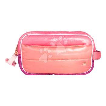 Utazó piperetáska Travel Pouch Puffer Pink Jeune Premier ergonomikus luxus kivitel 25*12,5 cm kép