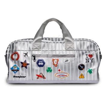 Utazótáska Caroline Weekend Bag Jetsetter Silver Jeune Premier ergonomikus luxus kivitel 50*25 cm kép