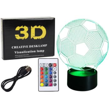 Vezeték nélküli lámpa LED 3D futballlabda távirányítóval kép