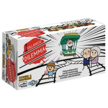 Villamos dilemma társasjáték kép