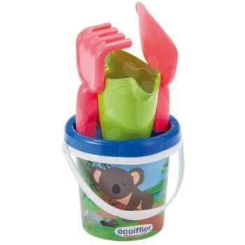 Vödör szett 15 cm Koala Écoiffier IML nyomattal és locsolókannával 5 részes 18 hó-tól kép