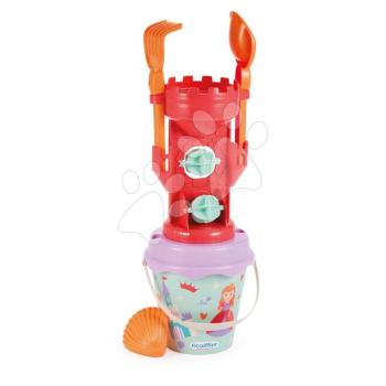 Vödör szett dupla malommal Hercegnők Garnished Mill Bucket Écoiffier 6 részes 17 cm magas 18 hó-tól kép