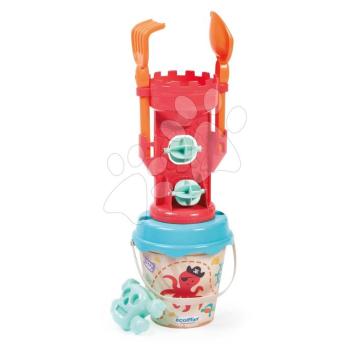 Vödör szett dupla malommal Kalózok Garnished Mill Bucket Écoiffier 6 részes 17 cm magas 18 hó-tól kép