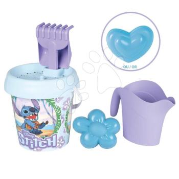 Vödör szett Stitch Medium Garnished Bucket Life Smoby locsolókannával 6 részes 18 cm magas 18 hó-tól kép